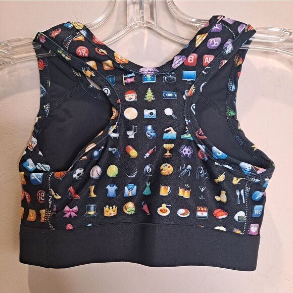 Zara Terez Top bra Size Girls MEDIUM 11" Flat - Picture 2 of 5